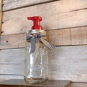 Hand Crafted- Foaming Soap Pump Jar